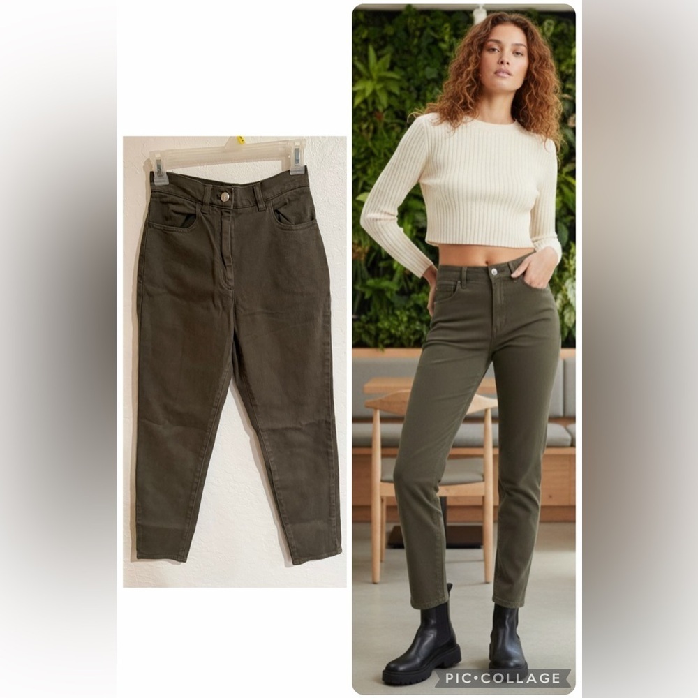 Aritzia Wilfred Free Brown Denim Pants size 0